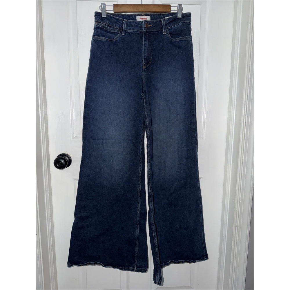 Wrangler Women's High Rise Wide Leg Jeans Size 12/31 31"